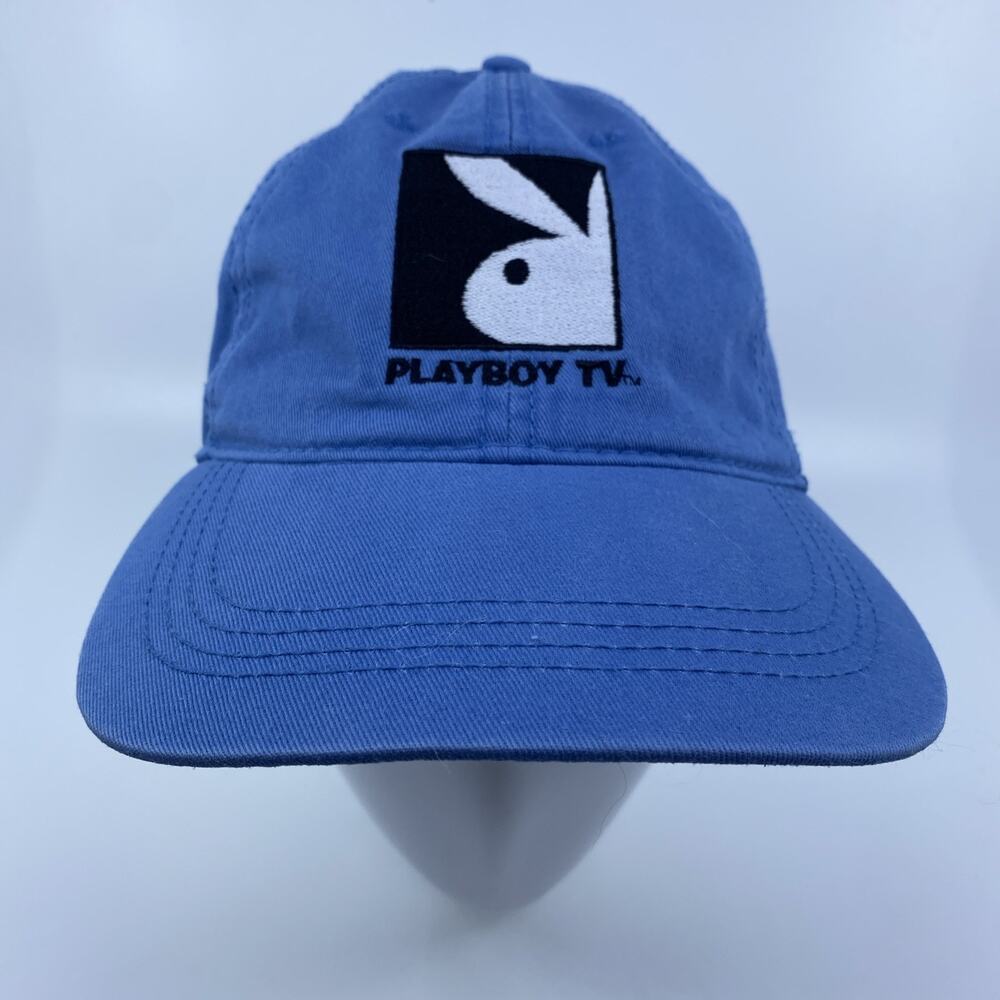 Playboy TV Ballcap by Cap America Light Blue